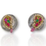 Heritage coin kundan tops