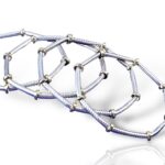 Silver aura dual essence bangles